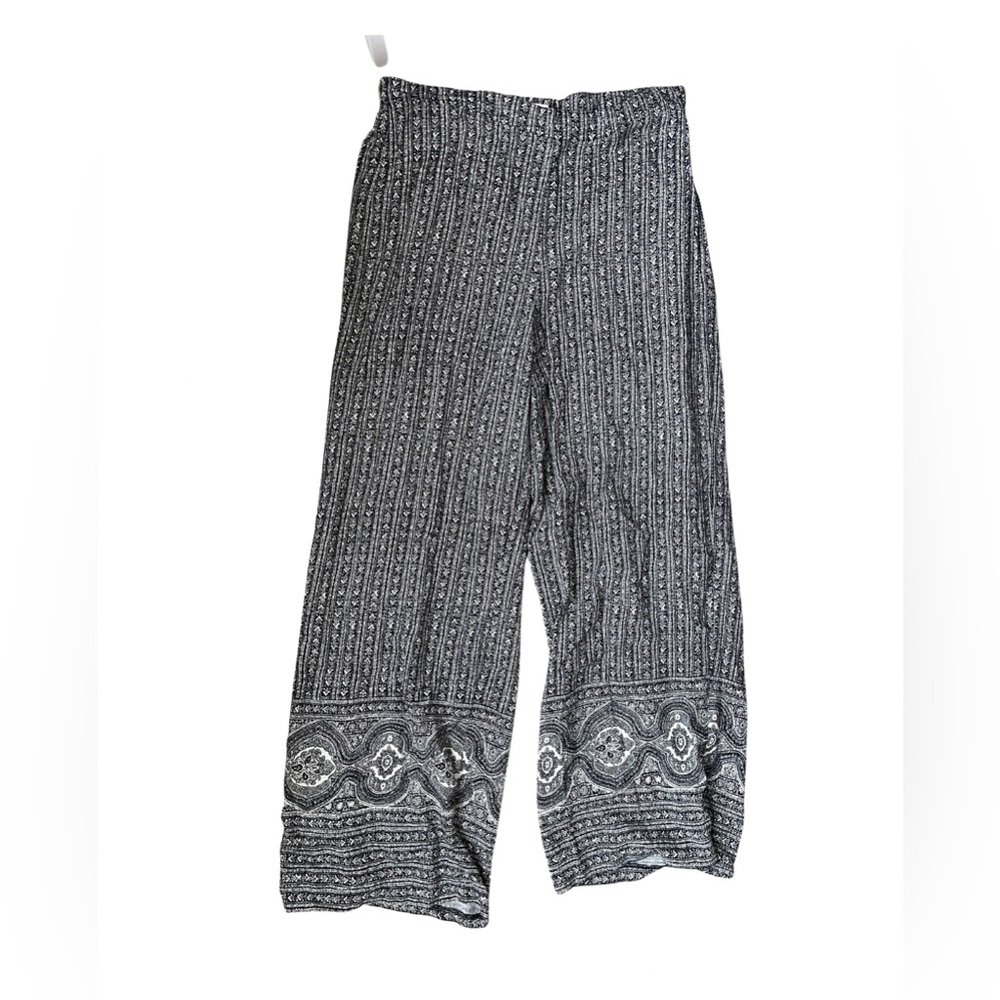 Ava And Viv Size XL | Black And White Boho Flare Pants